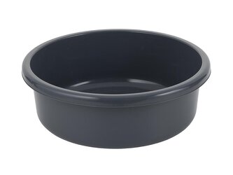 PLASTOVÁ KULATÁ MÍSA 36CM 9L TMAVĚ ŠEDÁ -BEN