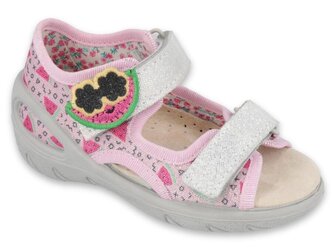 065X152 26 - SUNNY dívčí sandálky Befado, meloun 065X152_28