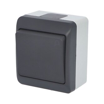 GALATEA IP44 Tlačítko symbol "zvonek" č.1/0 (antracit)