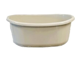 OVÁLNÁ MÍSA 45L S UŠIMA KOUŘOVĚ BÍLÁ - JAG