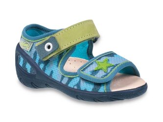 433P023 20 - SUNNY - sandálky befado,chl.modré,hvě 433P023_20