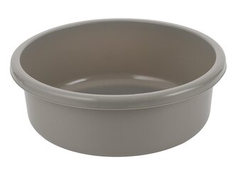 PLASTOVÁ KULATÁ MÍSA 46CM 20L SVĚTLE ŠEDÁ -BEN