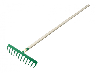 Hrábě 12hrotů silné kovové s násadou 150cm