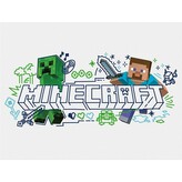 Obraz na plátně Minecraft - Creeper & Steve, 2 - 60×80 cm