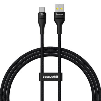 Kabel Baseus Flash 2 USB-A / USB-C 100W 1 m - czarny Kabel Baseus Flash 2 USB-A / USB-C 100W 1 m - czarny