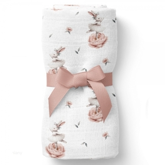 Bambusová plenka lux, 75x75cm, Králíčci