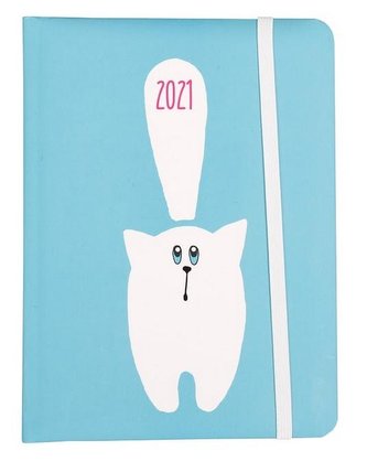 Kalendarz dzienny B6 2021 Kot ALBI