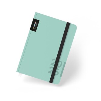 Karton P+P - PASTELINi - týdenní diář 2026, zelený, A6, 9,8 × 14,8 cm