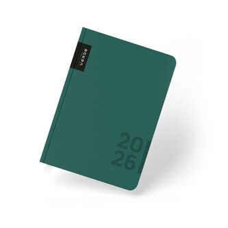 Karton P+P - VERDE - týdenní diář 2026, zelený, A5, 15,5 × 20,7 cm