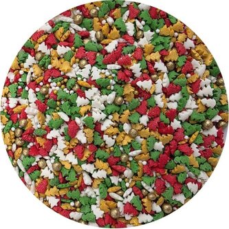 Cukrové zdobení Barevné Vánoce 80g - I LOVE CAKES