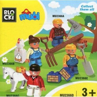 Klocki Blocki Mubi Figurka Piłkarz