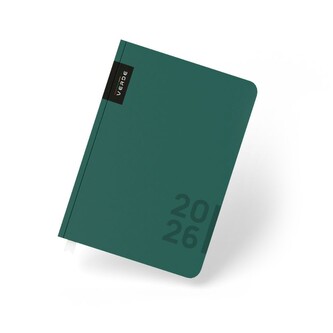 Karton P+P - VERDE - denní diář 2026, zelený, A5, 15,4 × 21,7 cm