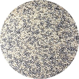 Cukrové perličky stříbrno-bílé 80g - I LOVE CAKES