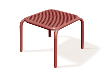 Odkládací stůl BRENE 545x535x415 - barva: retro červená