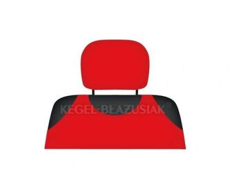 Potahy opěrek hlavy (červené)