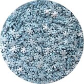 Cukrové zdobení modré sněhové vločky 80g - I LOVE CAKES