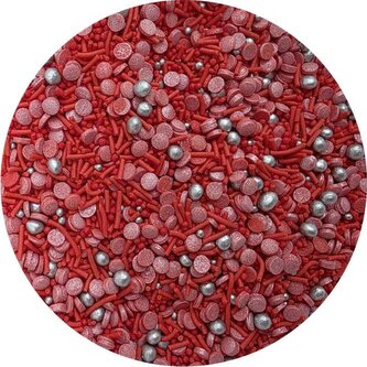 Cukrové zdobení Červený koktejl 80g - I LOVE CAKES