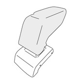 Loketní opěrka Suzuki SX-4 S-Cross 2013-2021 (pouze adaptér)