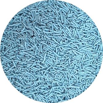 Cukrové zdobení tyčinky modré 80g - I LOVE CAKES