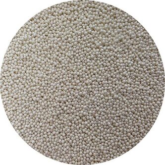 Cukrové perličky metalické bílé 2mm 80g - I LOVE CAKES