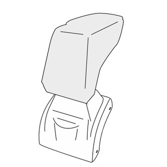 Loketní opěrka VW Golf V. 2003-2010 (pouze adaptér)