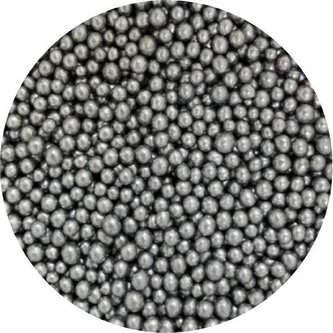 Cukrové perly stříbrné 1kg 3-4mm 1kg - I LOVE CAKES