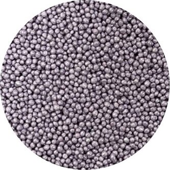 Cukrové perličky lila metalické 2mm 1kg - I LOVE CAKES