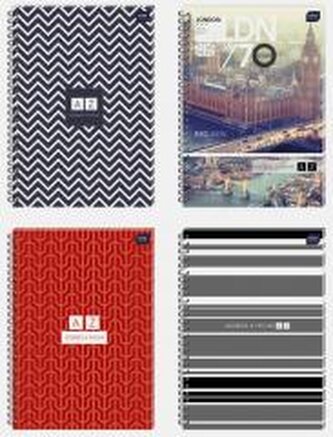 Skorowidz na spirali TO A4/48K linia 100g (5szt)