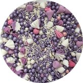 Cukrové zdobení Fialová krása 80g - I LOVE CAKES