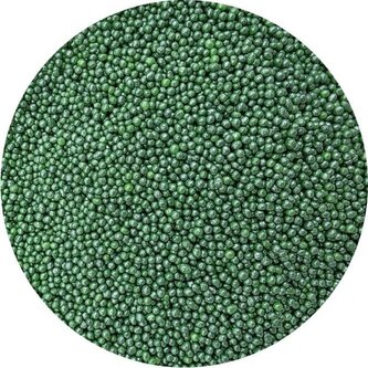 Cukrové perličky metalické zelené 2mm 80g - I LOVE CAKES
