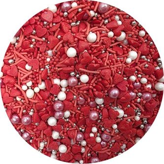 Cukrové zdobení Srdcový valčík 80g - I LOVE CAKES