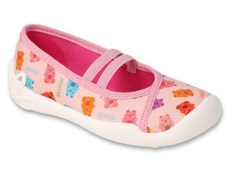 116X330 25 - dívčí balerínky Befado BLANCA, méďové 116X330_26