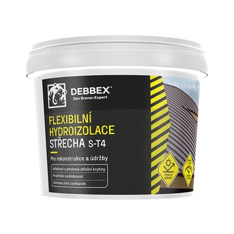 Flexibilní hydroizolace STŘECHA S-T4 12 kg kbelík červená