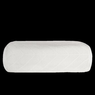 RĘCZNIK CHEVRON 70X140 ŚMIETANKOWY BAW. 500G.