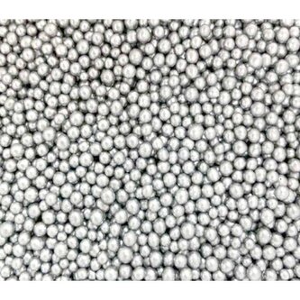 Cukrové perly stříbrné 5mm 1kg - I LOVE CAKES