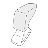 Loketní opěrka Peugeot 208 2012-2019 (pouze adaptér)