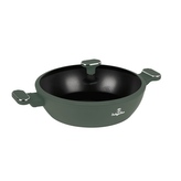 BERLINGERHAUS Kastrol s titanovým povrchem a poklicí 30 cm Matte Green Collection BH-8199