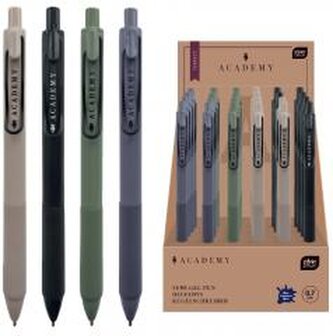 Długopis automat grip Perfect Academy nieb (24szt)