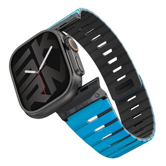 SKINARMA Gemini magnetický řemínek Apple Watch 49/46/45/44mm modrý