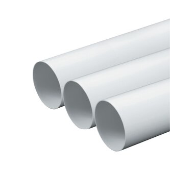 Kanál kulatý Ø 100 mm, délka 1 m 1 m bílá