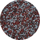 Tekutá podlaha 15,91 kg kbelík červenohnědá & šedá & hnědá