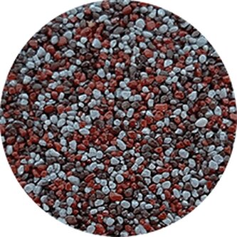 Tekutá podlaha 15,91 kg kbelík červenohnědá & šedá & hnědá