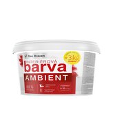 Interiérová barva AMBIENT 7,5 kg kbelík 7,5 kg bílá - bělost min. 88%