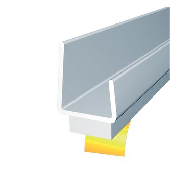Lemovací profil s dilatační páskou 12,5 mm × 2,5 m 2,5 m bílá