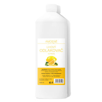 Lihový odlakovač citron, s ricinovým olejem- 1000 ml