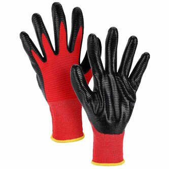 EXCELLENT Pracovní rukavice z nitrilu sada 6 párů KO-R16000110