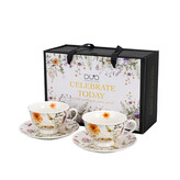 2 filiżanki royal ze spodkami PANSY