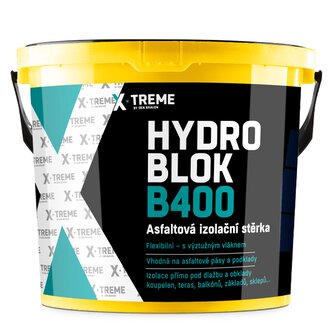 HYDRO BLOK B400 - Asfaltová izolační stěrka 10 kg kbelík