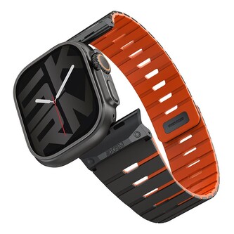 SKINARMA Gemini magnetický řemínek Apple Watch 49/46/45/44mm černý