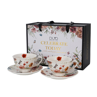 2 filiżanki royal ze spodkami REBECCA